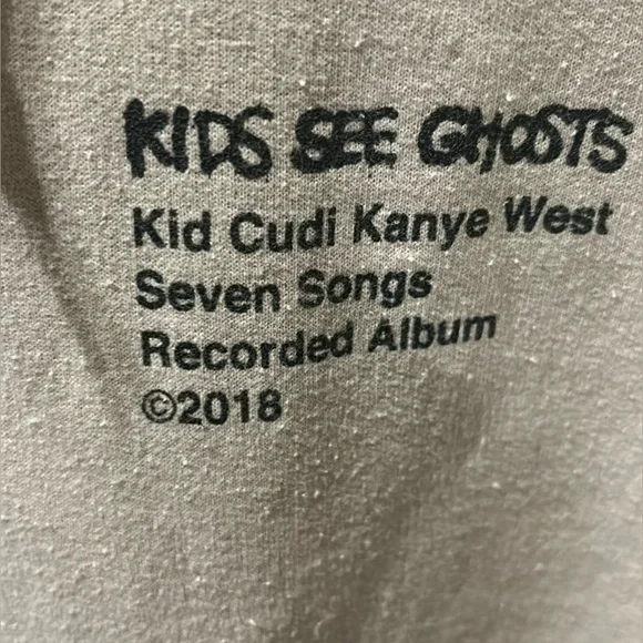 Gildan Kayne West X Takashi Murakami X KidCudi KIDS SEE GHOSTS Hoodie Merch2018 - Picture 4 of 16